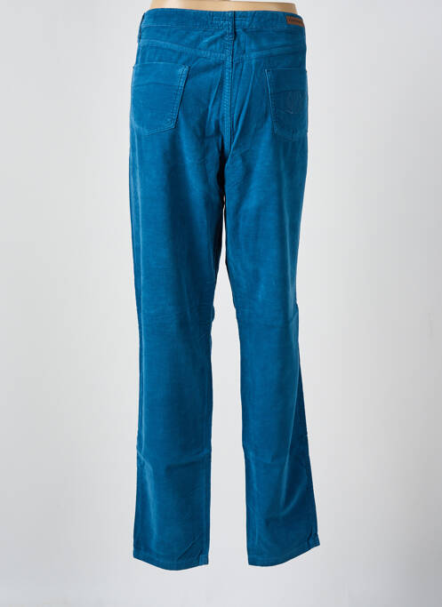 Pantalon droit stretch taille normale bleu LCDN femme