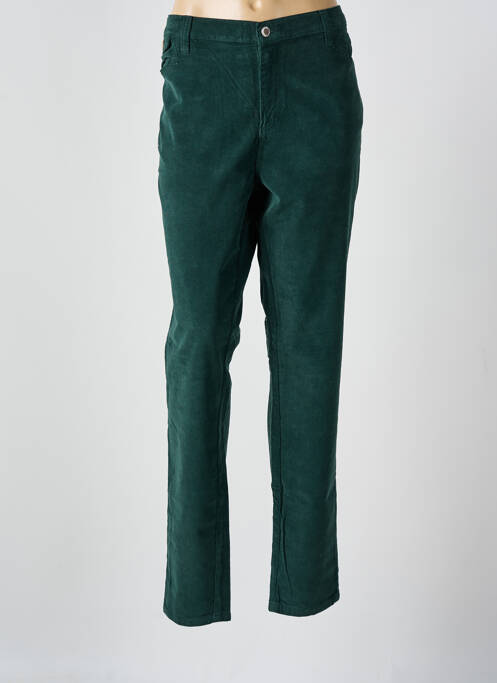 Pantalon slim stretch taille normale vert WALTRON femme