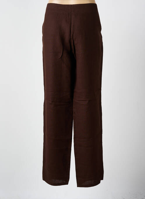 Pantalon droit marron QUATTRO femme