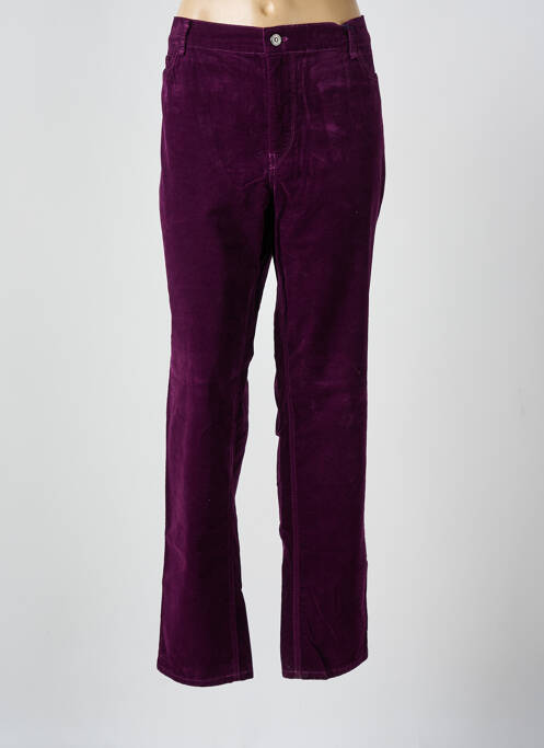 Pantalon slim violet GARDEUR pour femme