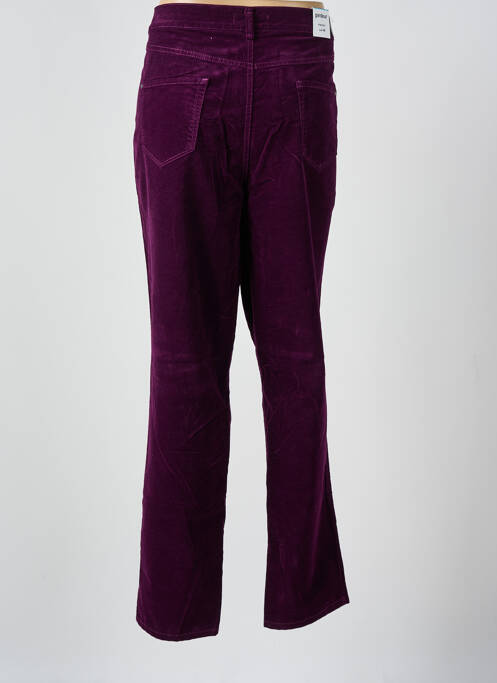 Pantalon slim violet GARDEUR femme
