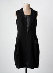 Robe mi-longue noir ARELINE pour femme seconde vue