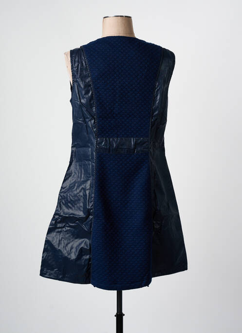 Robe courte bleu ARELINE femme