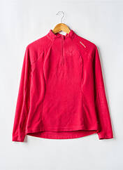 Sweat-shirt rouge QUECHUA pour femme seconde vue
