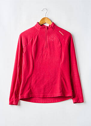 Sweat-shirt rouge QUECHUA pour femme