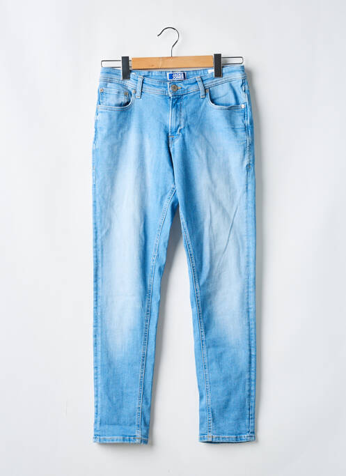 Jeans coupe slim bleu JACK & JONES pour garçon