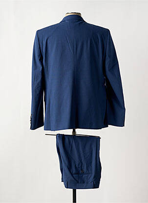 Costume de ville finition intérieure doublure satiné bleu BRUNO SAINT HILAIRE homme