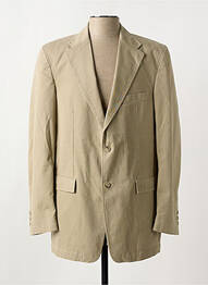 Blazer coupe cintrée beige BRUNO SAINT HILAIRE homme