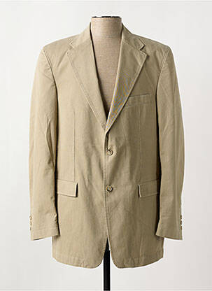 Blazer coupe cintrée beige BRUNO SAINT HILAIRE homme