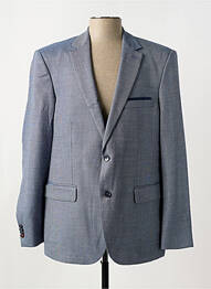 Blazer tissage chiné bleu BRUNO SAINT HILAIRE homme