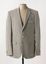 Blazer tissage chiné beige BRUNO SAINT HILAIRE homme