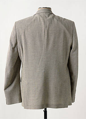Blazer tissage chiné beige BRUNO SAINT HILAIRE homme