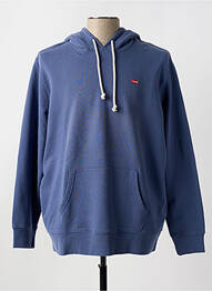 Sweat-shirt à capuche broderie manches longues bleu LEVIS homme