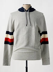 Sweat-shirt à capuche gris TOMMY HILFIGER pour homme seconde vue
