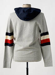 Sweat-shirt à capuche gris TOMMY HILFIGER pour homme seconde vue