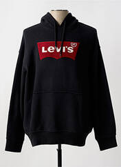 Sweat-shirt à capuche noir LEVIS pour homme seconde vue