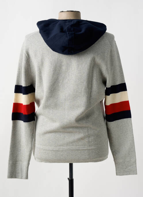 Sweat-shirt à capuche gris TOMMY HILFIGER pour homme