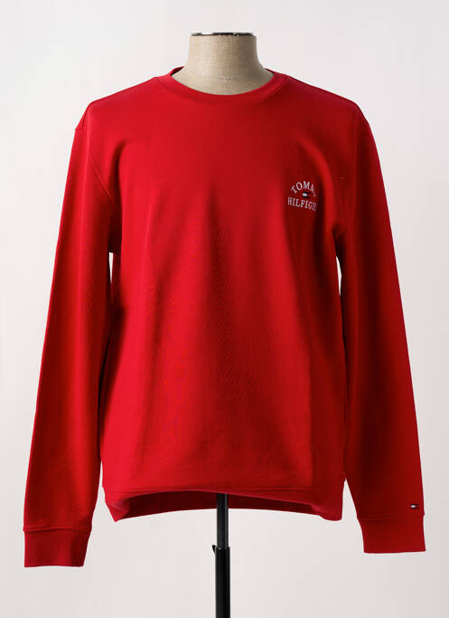 Sweat-shirt rouge TOMMY HILFIGER pour homme