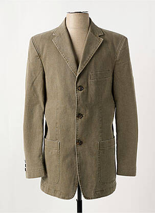 Blazer coupe cintrée marron BRUNO SAINT HILAIRE homme