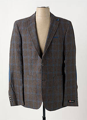 Blazer tissage chiné marron CLUB OF GENTS homme