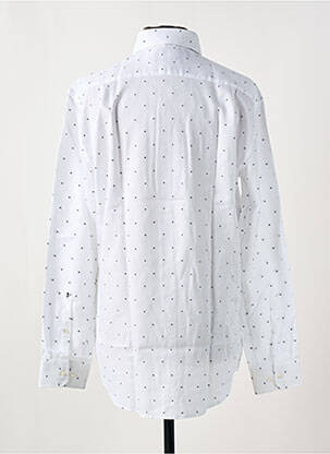 Chemise manches longues coupe cintrée blanc SEIDEN STICKER homme