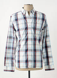 Chemise manches longues imprimé écossais bleu LEVIS homme
