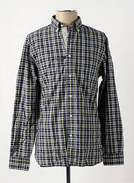 Chemise manches longues poches bleu #127344 homme
