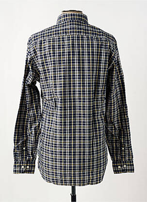 Chemise manches longues poches bleu #127344 homme