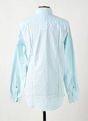 Chemise manches longues imprimé rayures bleu TOMMY HILFIGER homme