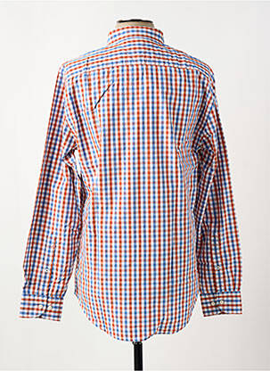 Chemise manches longues coupe cintrée orange TOMMY HILFIGER homme