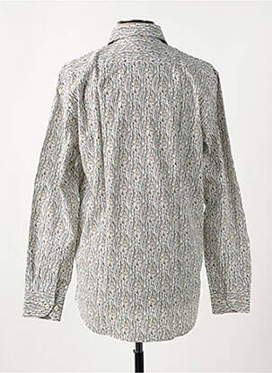 Chemise manches longues coupe cintrée marron DANIEL HECHTER homme