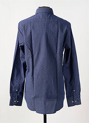 Chemise manches longues poches bleu PIERRE CARDIN homme