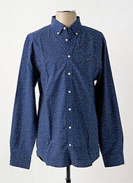 Chemise manches longues imprimé fantaisie bleu TOMMY HILFIGER homme