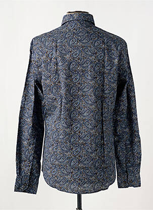Chemise manches longues coupe cintrée bleu PIERRE CARDIN homme