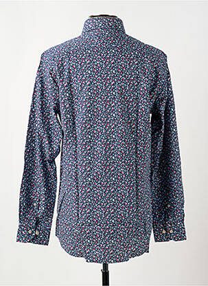 Chemise manches longues imprimé fleurs bleu PIERRE CARDIN homme