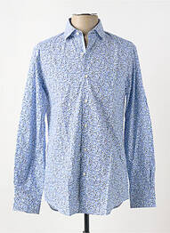 Chemise manches longues coupe cintrée bleu PIERRE CARDIN homme