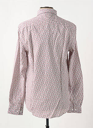 Chemise manches longues imprimé fantaisie rouge DELAHAYE homme