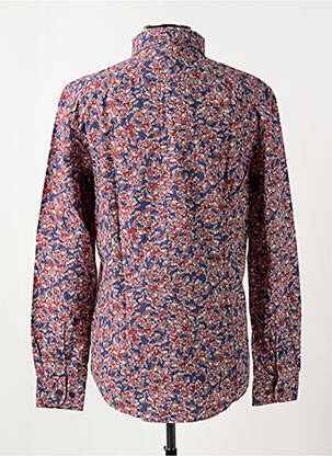 Chemise manches longues coupe cintrée bleu DELAHAYE homme