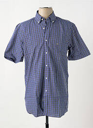 Chemise manches courtes poches bleu PIERRE CARDIN homme