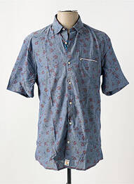 Chemise manches courtes poches bleu PIERRE CARDIN homme