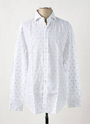 Chemise manches longues blanc SEIDEN STICKER pour homme seconde vue