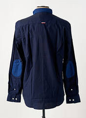 Chemise manches longues bleu DELAHAYE pour homme seconde vue