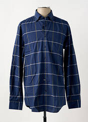 Chemise manches longues bleu SEIDEN STICKER pour homme seconde vue