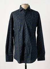 Chemise manches longues bleu SEIDEN STICKER pour homme seconde vue