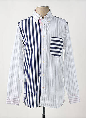 Chemise manches longues bleu TOMMY HILFIGER pour homme