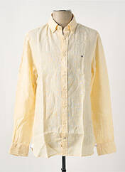 Chemise manches longues jaune TOMMY HILFIGER pour homme seconde vue
