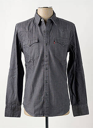 Chemise manches longues noir LEVIS pour homme