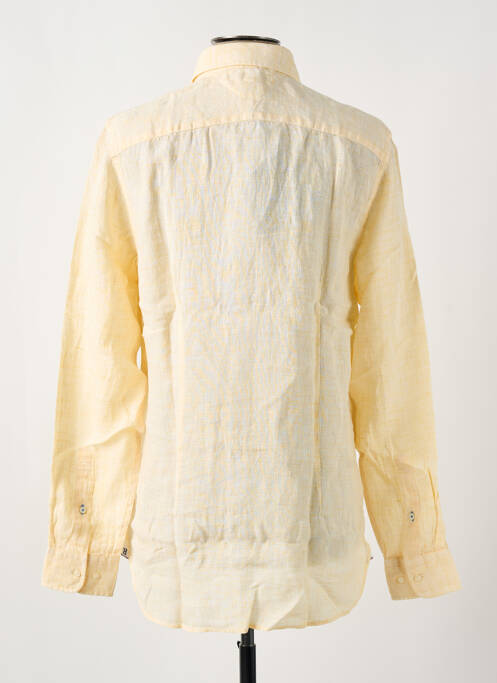 Chemise manches longues coupe cintrée jaune TOMMY HILFIGER homme