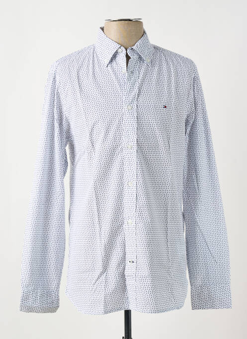 Chemise manches longues imprimé fantaisie bleu TOMMY HILFIGER homme