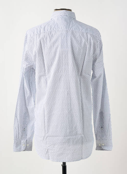Chemise manches longues imprimé fantaisie bleu TOMMY HILFIGER homme
